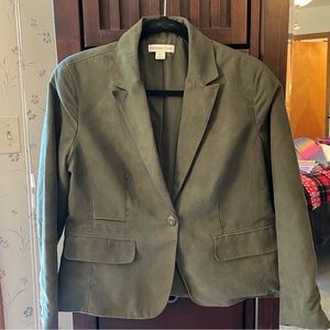 Coldwater Creek Moleskin Blazer Jacket